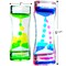 Big Mo's Toys Liquid Motion Bubble Timer - Rectangular Sensory Relaxation Water Toy - Assorted Colors, 1 Piece
